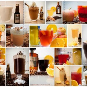 Punschkarte als 6-seitige Wickelfalz, Innenseite