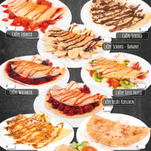 Crêpes DIN A 1 Banner für Kundenstopper